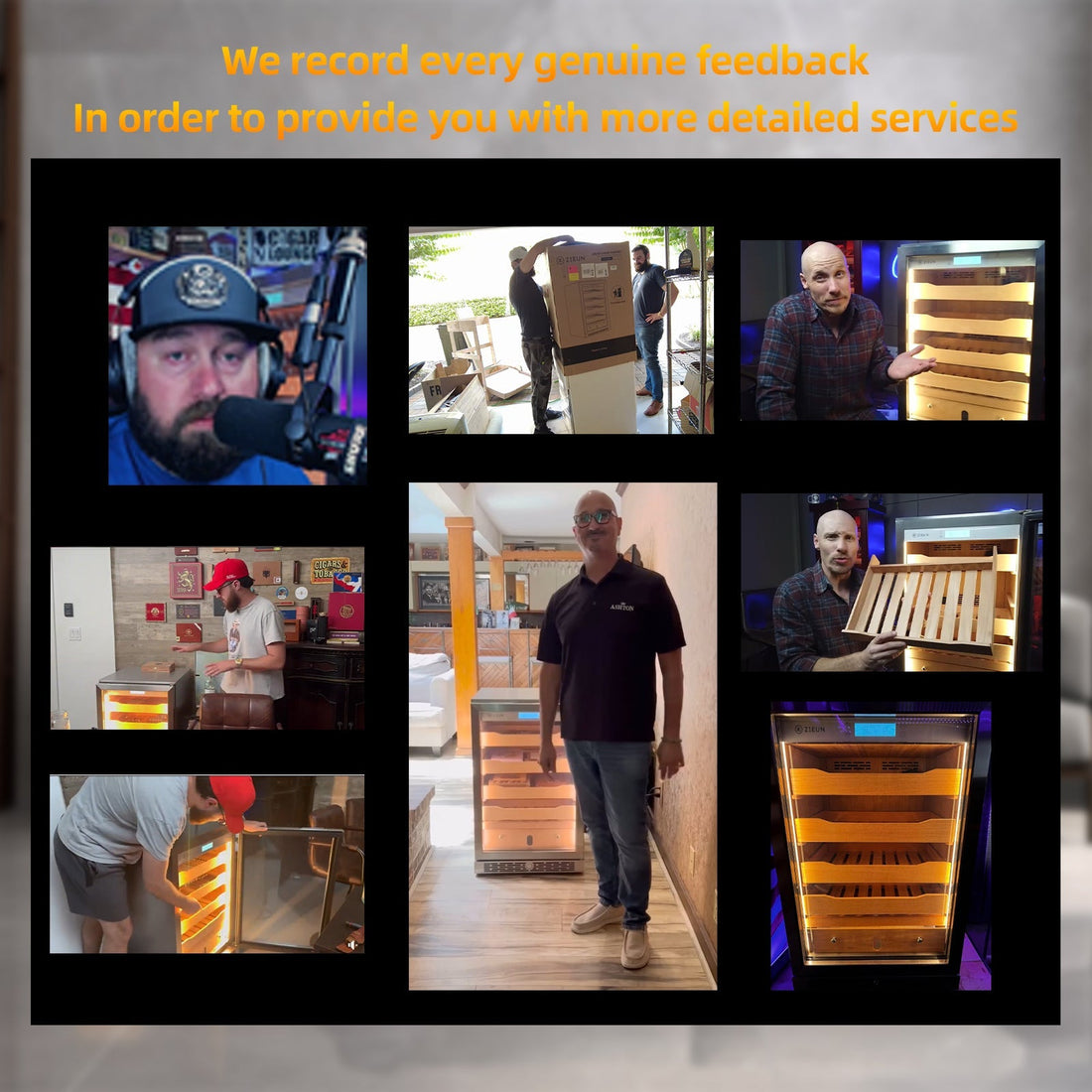 A cigar cabinet well-known among cigar aficionados.