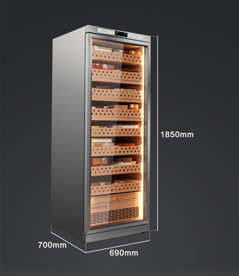 Raching CT48A Stainless Steel Cigar Humidor  Cabinet