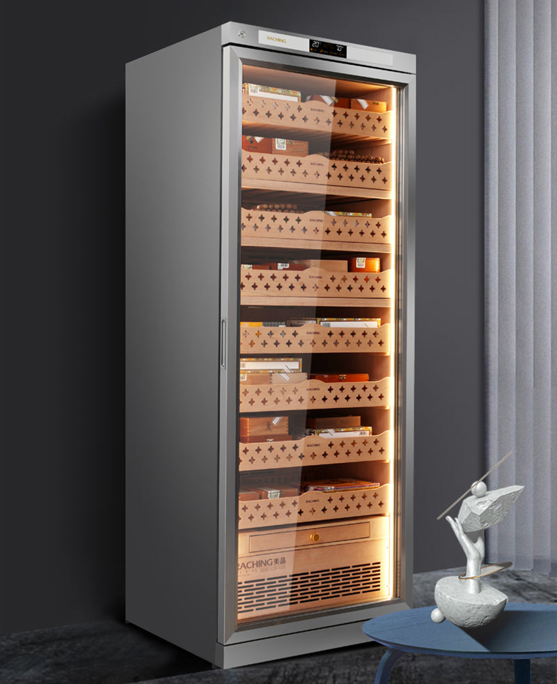 Raching CT48A Stainless Steel Cigar Humidor  Cabinet