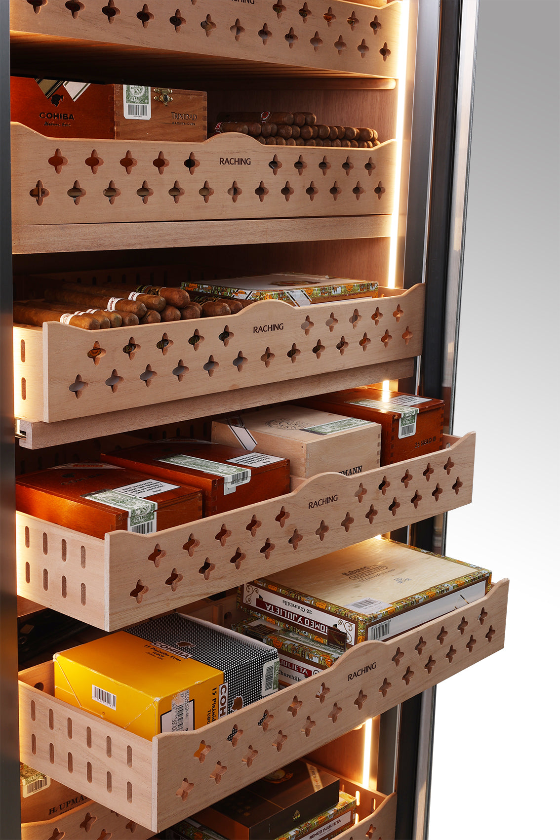 Raching CT48A Stainless Steel Cigar Humidor  Cabinet