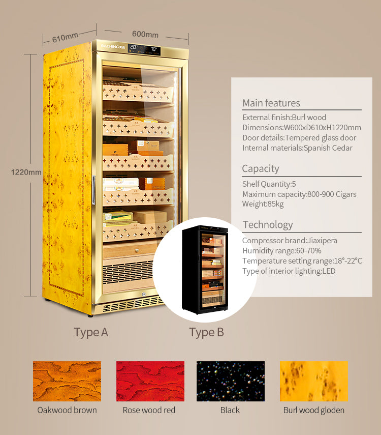 Raching MON1800 Humidor with Ammonia Removal