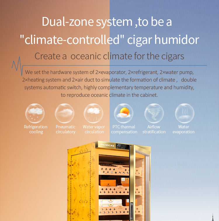 Raching MON1800 Humidor with Ammonia Removal