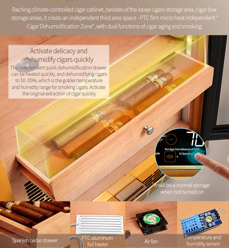 Raching MON1800 Humidor with Ammonia Removal