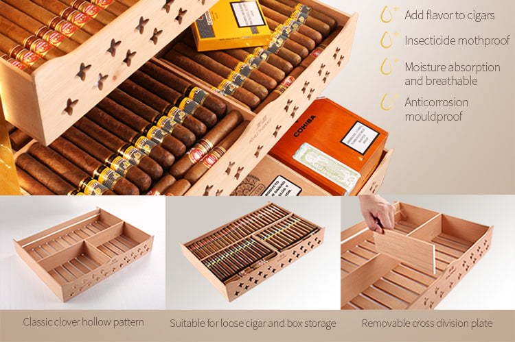 Raching MON2800 Climate Control Humidor Cabinet with Ammonia Removal