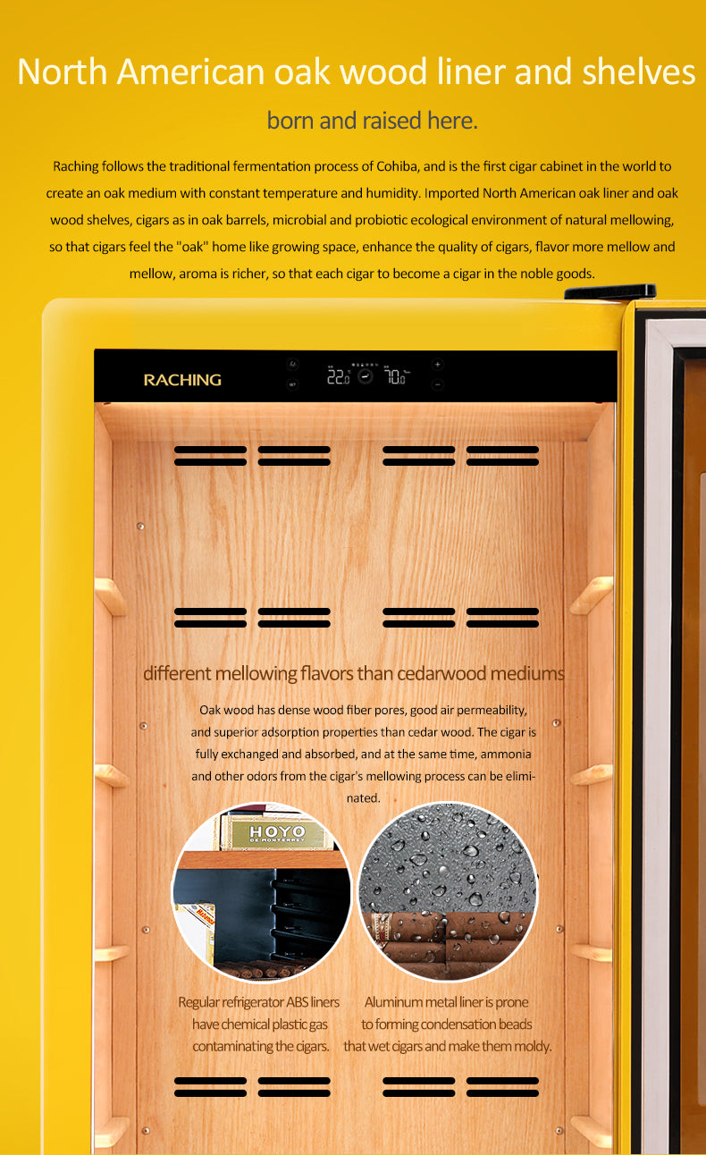 Raching COH180A cigar humidor cabinet